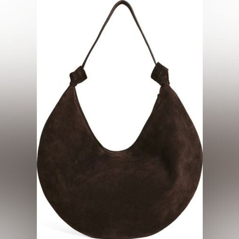 Reformation Chocolate Brown Hobo Bag